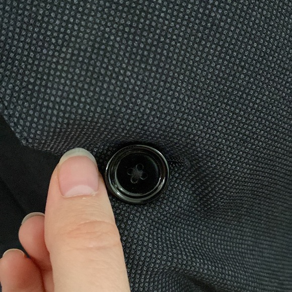 Indochino charcoal textured wool blazer size 48R - Picture 8 of 11